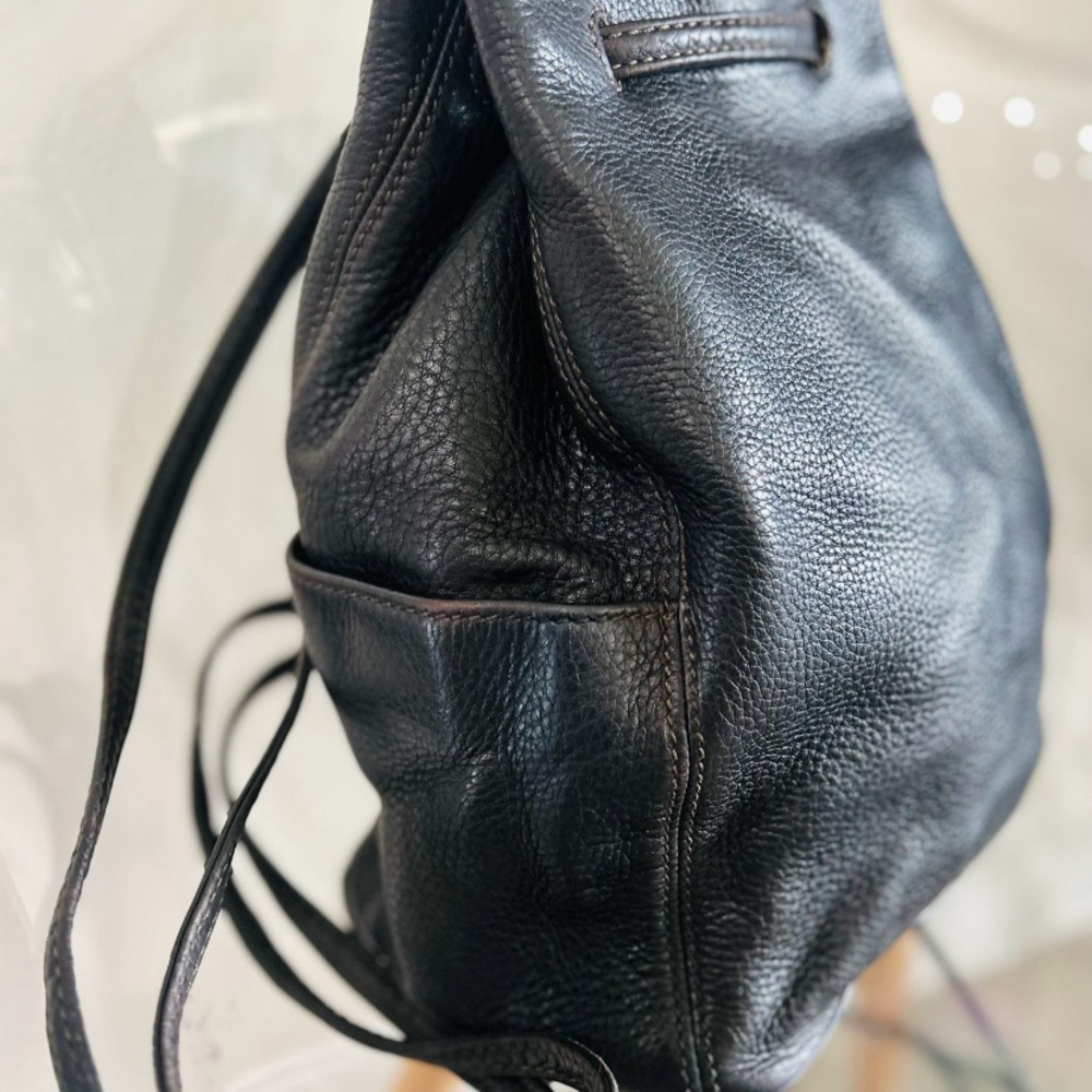 Coach vintage Sonoma black leather backpack bucket - Picture 3 of 11
